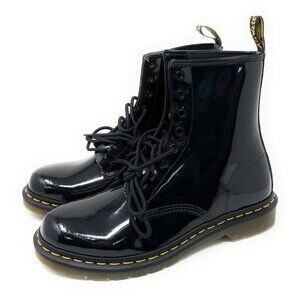 Dr. Martens 1460 Women's Patent Leather Lace Up Boots Size 10